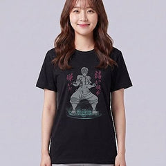 Akaza Tee Design 2 (DS) — Akaza Demon Slayer — Female — Suki (with face)