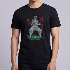 Akaza Tee Design 2 (DS) — Akaza Demon Slayer — Male — Jin (neck-down)