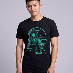 Cool Tee-Demon Slayer: Kimetsu no Yaiba — Muichiro Tokito Demon Slayer — Male — Jin (with face)