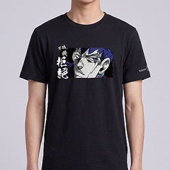 Trendy full-color T-shirt (I refuse) - JOJOⅢ_S — Rohan Kishibe JoJo's Bizarre Adventure — Male — Kai (neck-down)