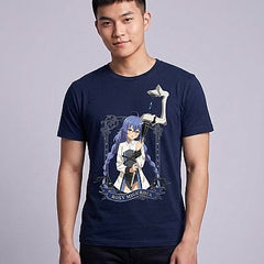 Trendy Full-Color T-Shirt (Luo Qixi) - Mushoku Tensei S — Roxy Migurdia Mushoku Tensei — Male — Jin (with face)