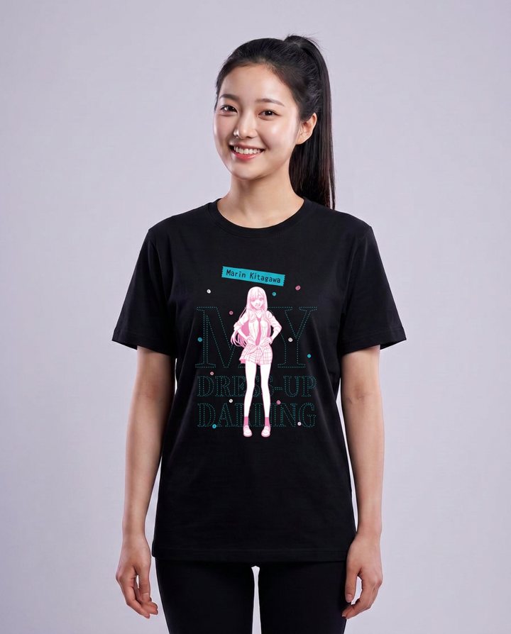 Trendy T-shirt (Hai Meng) - Fall in Love with Dress-Up Doll M — Marin Kitagawa My Dress-Up Darling — Female — Aya (neck-down)