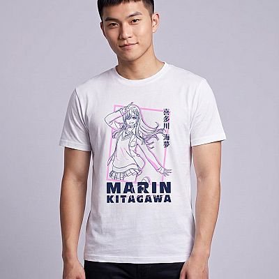 Trendy T-shirt (Sea Dream 2) - Fall in Love with Dress-Up Doll XL — Marin Kitagawa My Dress-Up Darling — Male — Jin (with face)