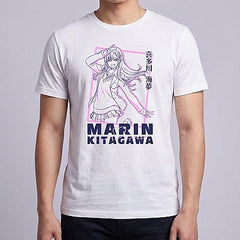 Trendy T-shirt (Sea Dream 2) - Fall in Love with Dress-Up Doll XL — Marin Kitagawa My Dress-Up Darling — Male — Jin (neck-down)