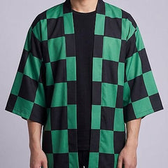 Haori-Demon Slayer: Kimetsu no YaibaA — Tanjiro Kamado Demon Slayer — Male — Jin (neck-down)