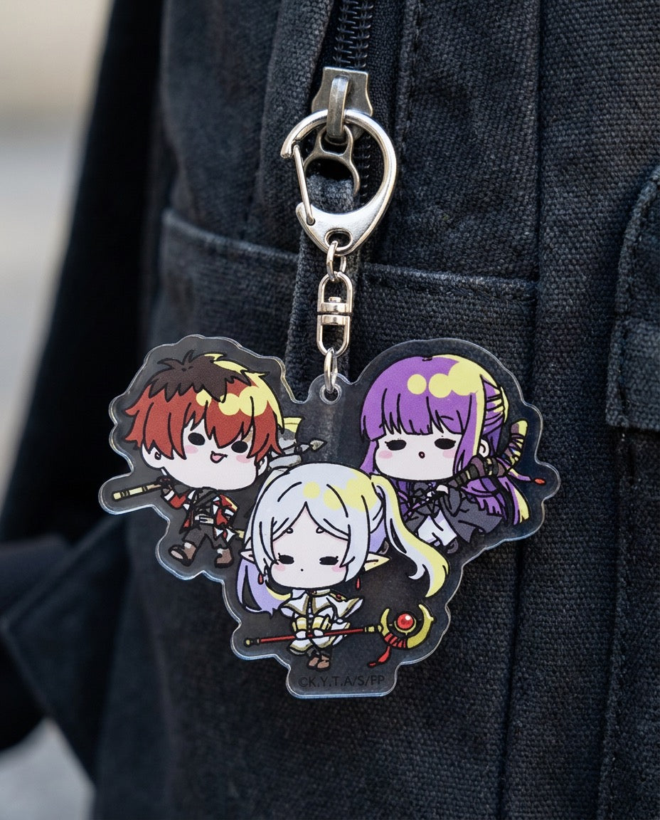 Frieren: Group – Keychains | On a bag | Official Funikido merchandise