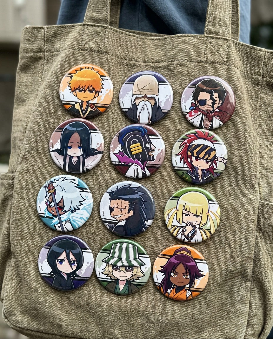 Bleach: Group – Badges & Pins | On a bag | Official Funikido merchandise
