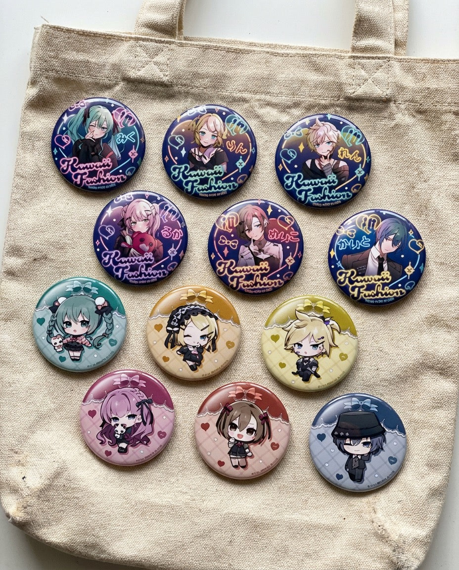 Vocaloid: Group – Badges & Pins | On a bag | Official Funikido merchandise