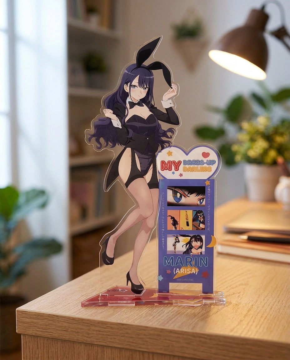 My Dress-Up Darling: Marin Kitagawa – Acrylic Stand | 3/4 angle | Official Funikido merchandise