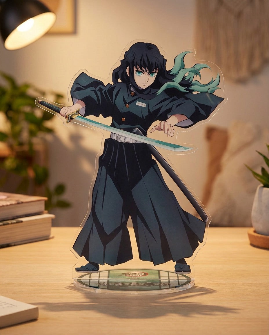 Demon Slayer: Muichiro Tokito – Acrylic Stand | 3/4 angle | Official Funikido merchandise