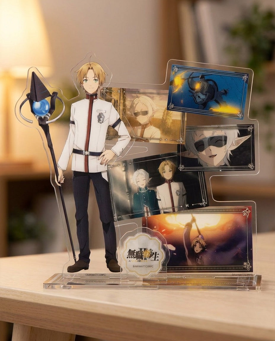 Mushoku Tensei: Rudy & Sylphy – Acrylic Stand | Art close-up | Official Funikido merchandise