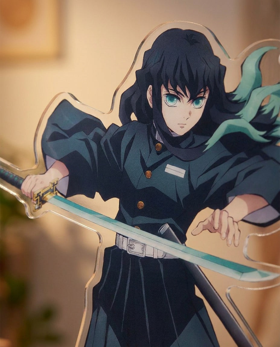Demon Slayer: Muichiro Tokito – Acrylic Stand | Art close-up | Official Funikido merchandise