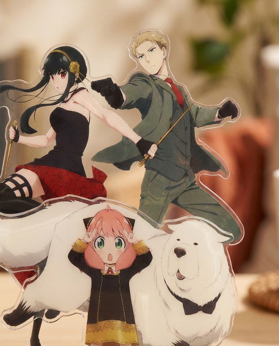 Spy x Family: The Forgers – Acrylic Stand | Art close-up | Official Funikido merchandise