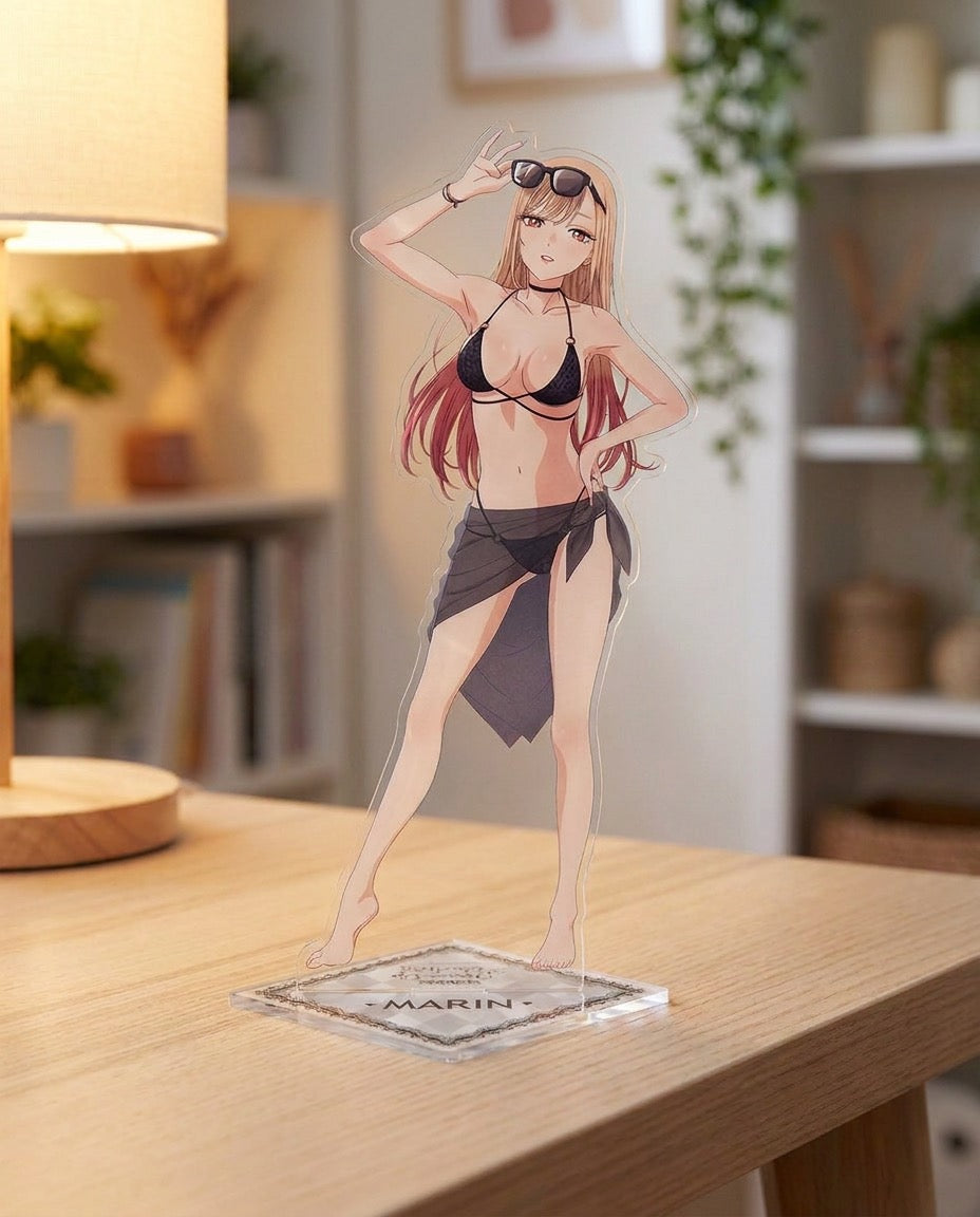 My Dress-Up Darling: Marin Kitagawa – Acrylic Stand | 3/4 angle | Official Funikido merchandise