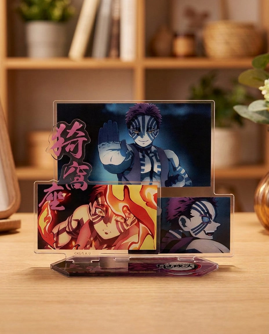 Demon Slayer: Akaza – Acrylic Stand | 3/4 angle | Official Funikido merchandise