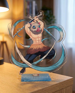 Demon Slayer: Inosuke Hashibira – Acrylic Stand | 3/4 angle | Official Funikido merchandise