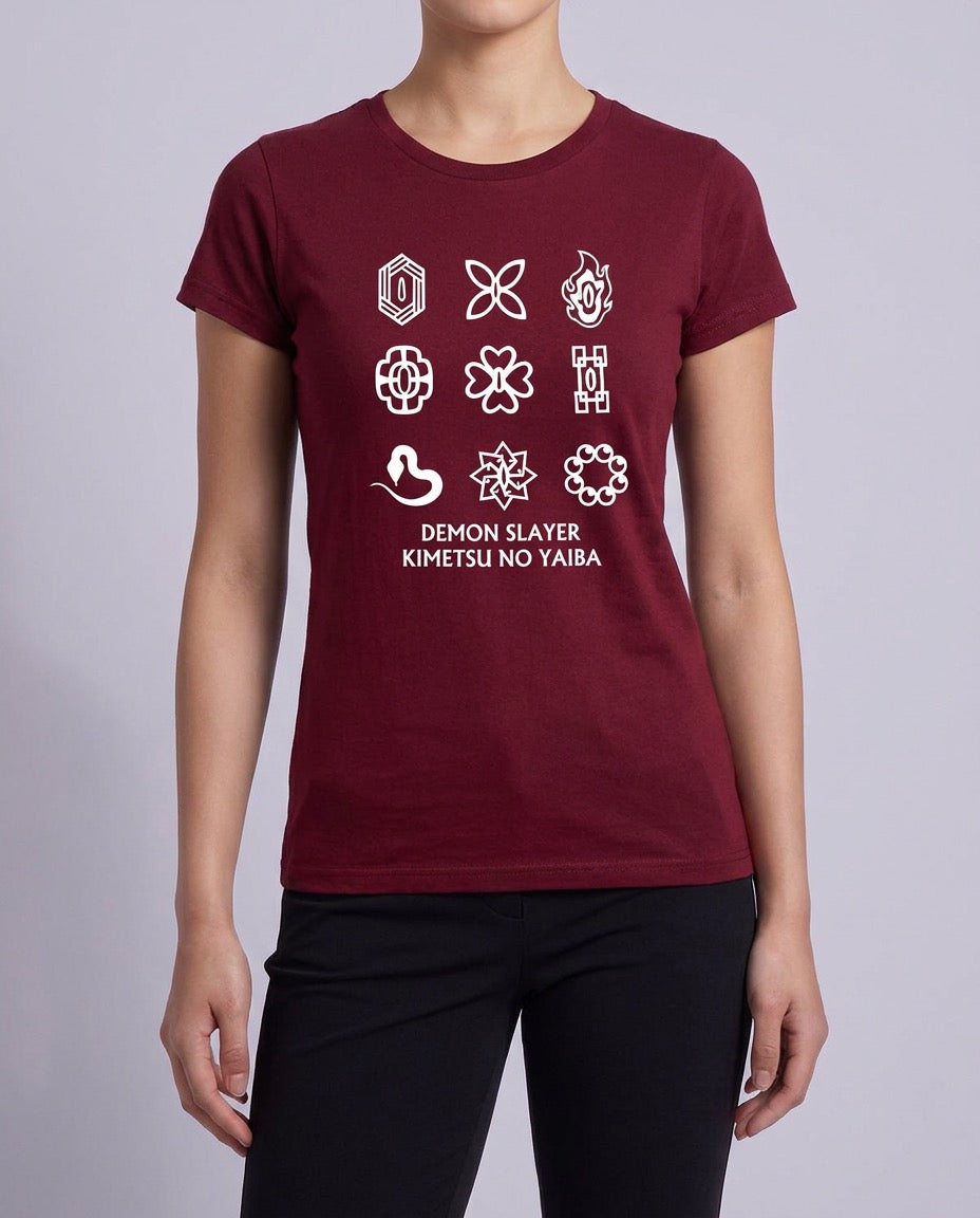 Demon Slayer: Hashira – T-Shirts | Female — Aya (neck-down) | Official Funikido merchandise