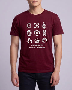 Demon Slayer: Hashira – T-Shirts | Male — Jin (neck-down) | Official Funikido merchandise