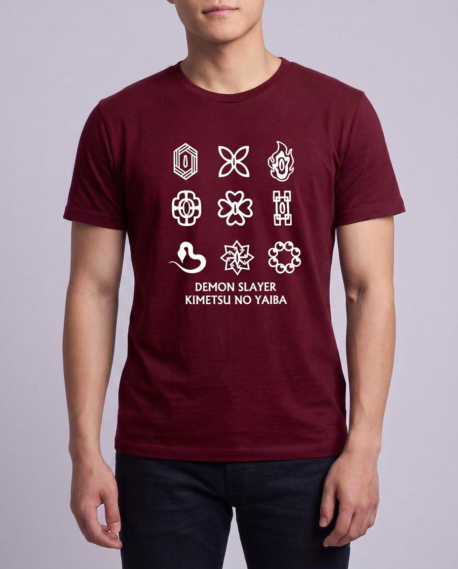 Demon Slayer: Hashira – T-Shirts | Male — Jin (neck-down) | Official Funikido merchandise