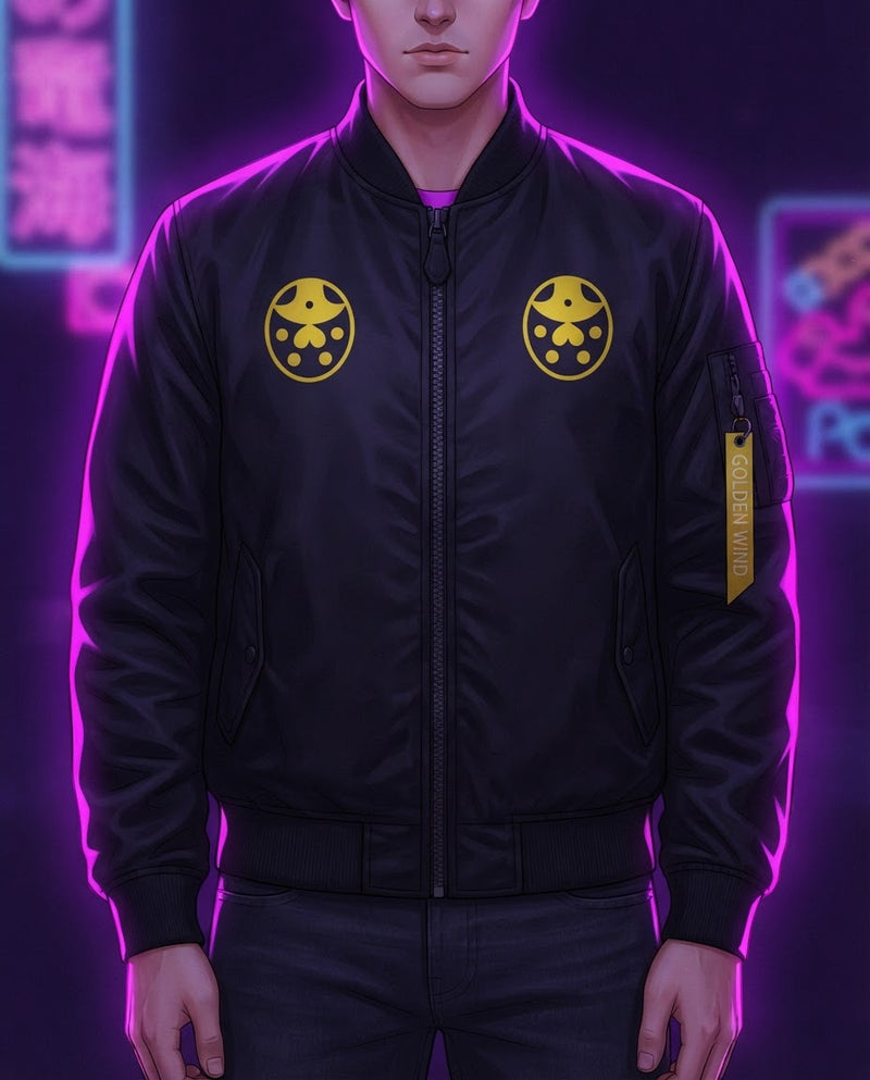 Jacket — Dio (JoJo) — Funikido brand visual (pending client approval)