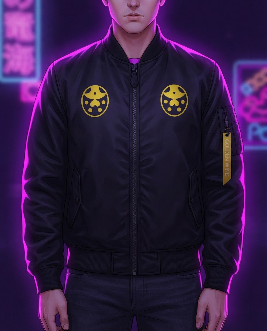 Jacket — Dio (JoJo) — Funikido brand visual (pending client approval)