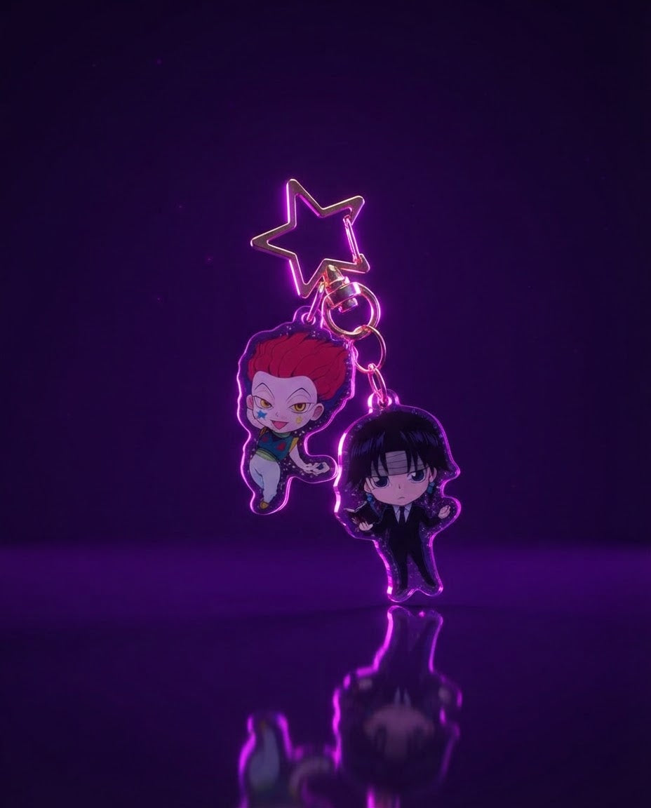 Hunter x Hunter: Chrollo & Hisoka – Keychains | Brand visual | Official Funikido merchandise