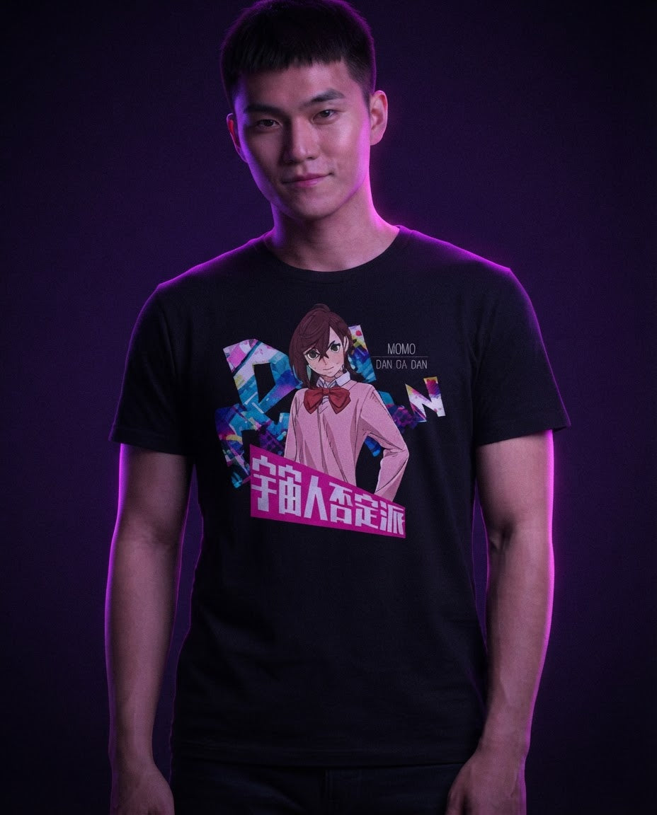 Colorful T-shirt-DandadanS — Funikido brand visual (pending client approval)