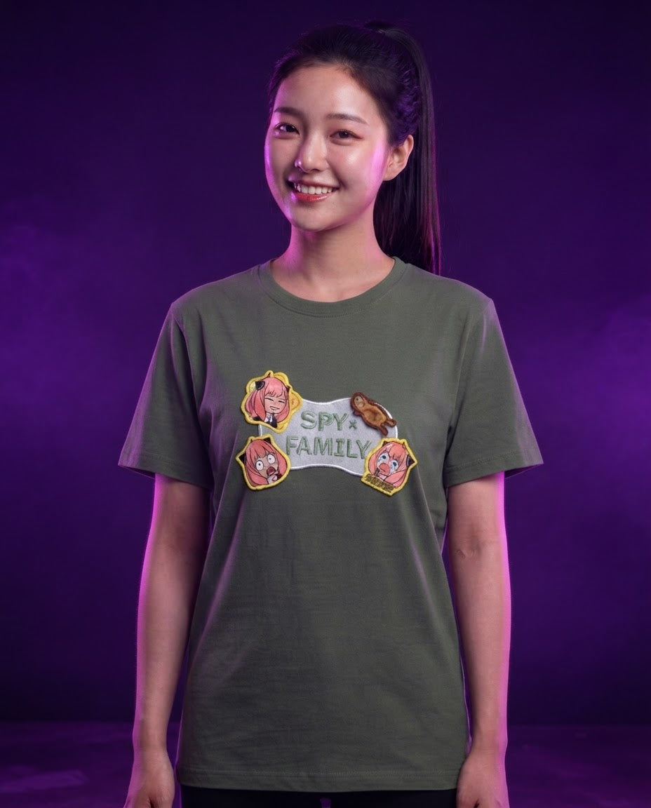 Touch Fasteners T-shirt-SPY×FAMILY — Funikido brand visual (pending client approval)