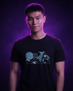 Demon Slayer Unisex Short-Sleeve T-Shirt (Black) – Muichiro Tokito — Funikido brand visual (pending client approval)