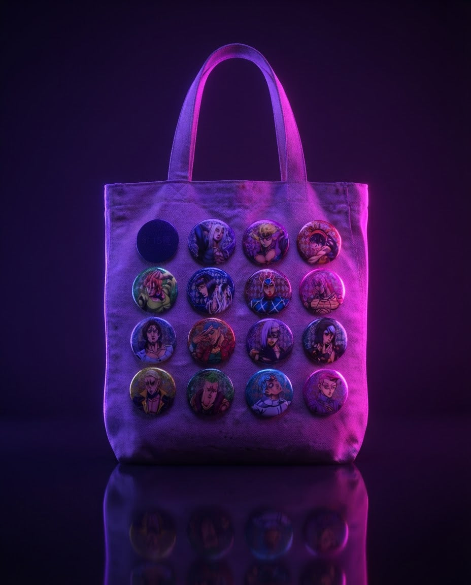 JoJo's Bizarre Adventure: Blind Box – Badges & Pins | Brand visual | Official Funikido merchandise
