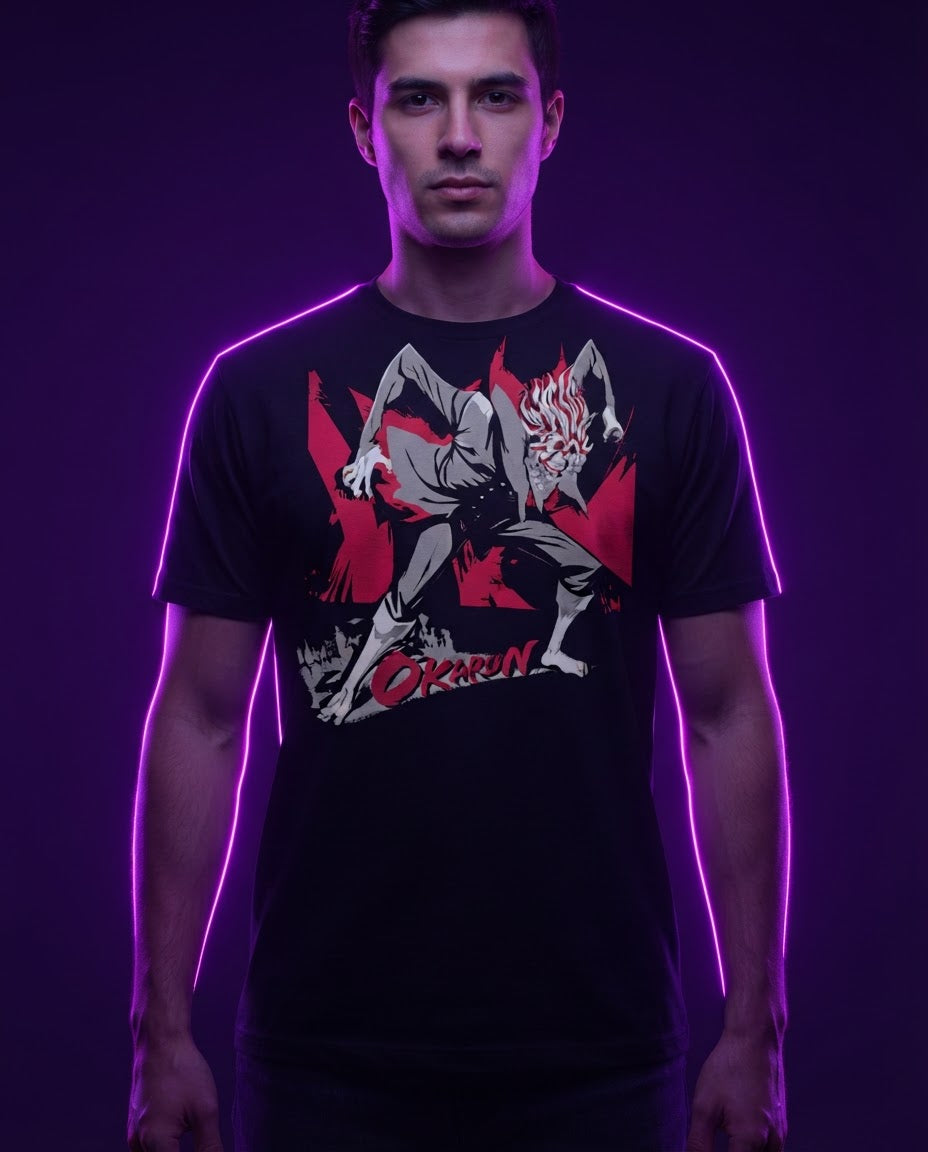 Shimmer T-shirt-DandadanM — Funikido brand visual (pending client approval)