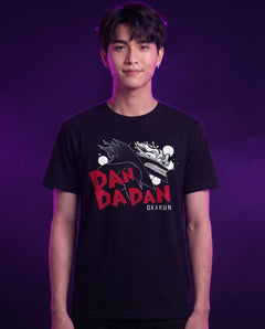 Trendy T-shirt (Ken Takakura, Black) - Daring Party M — Funikido brand visual (pending client approval)
