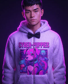 Fuzzy Jacket — Bond (SPYxFAMILY) — Funikido brand visual (pending client approval)