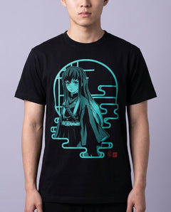Demon Slayer: Muichiro Tokito – T-Shirt | Male — Jin (neck-down) | Official Funikido merchandise