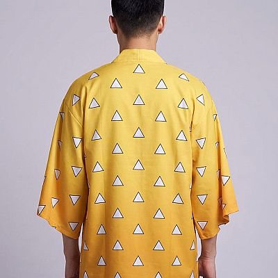 Demon Slayer: Zenitsu Agatsuma – Haori | Back view | Official Funikido merchandise