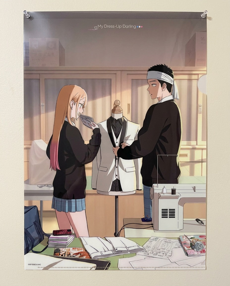 My Dress-Up Darling: Gojo & Marin – Wall Art & Tapestries (Poster) | Product shot | Official Funikido merchandise