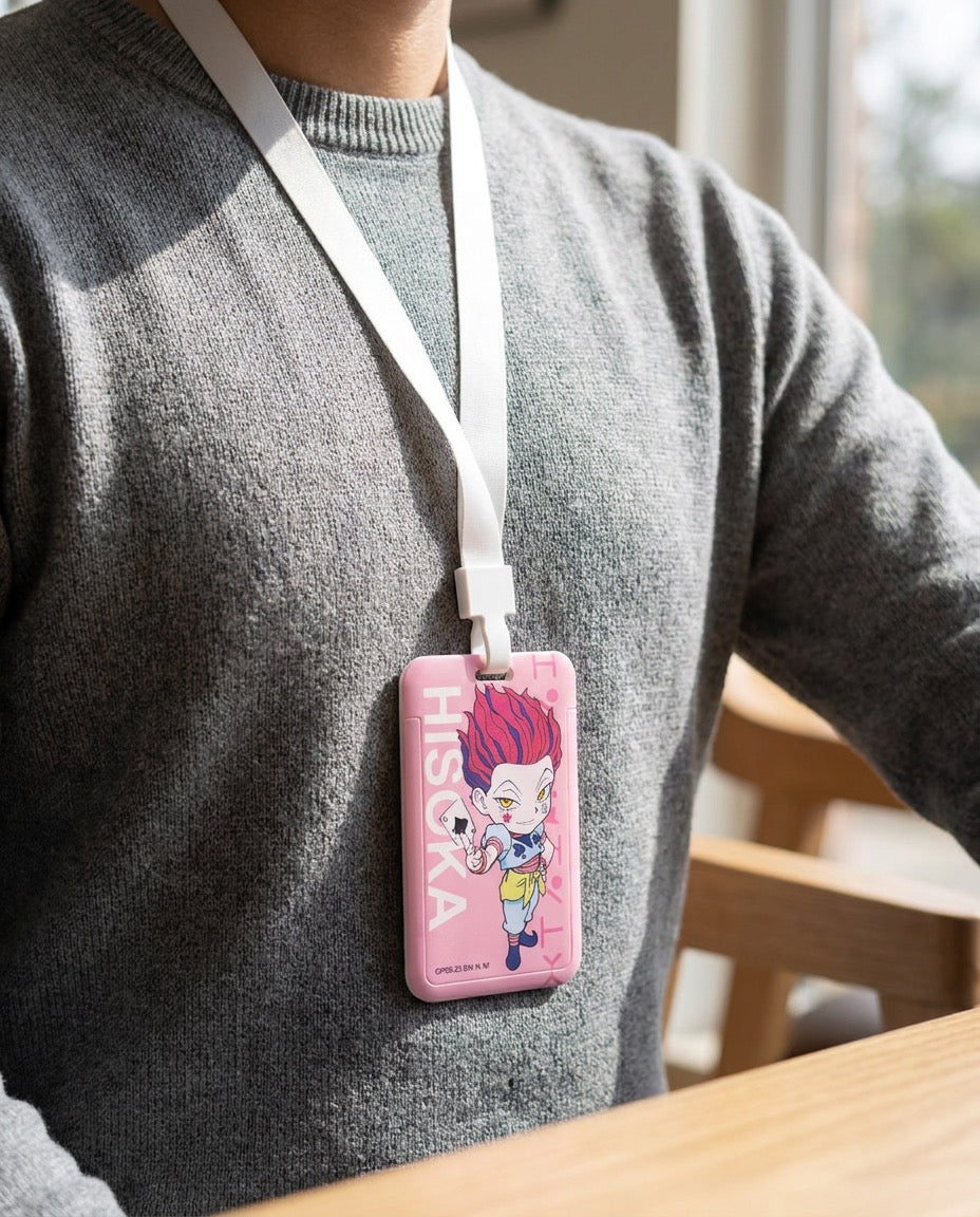 Hunter x Hunter: Hisoka – Card Holder | Held by model | Official Funikido merchandise