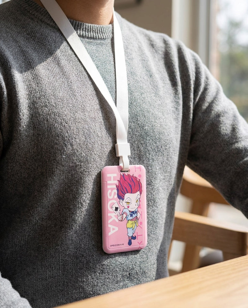 Hunter x Hunter: Hisoka – Card Holder | Held by model | Official Funikido merchandise
