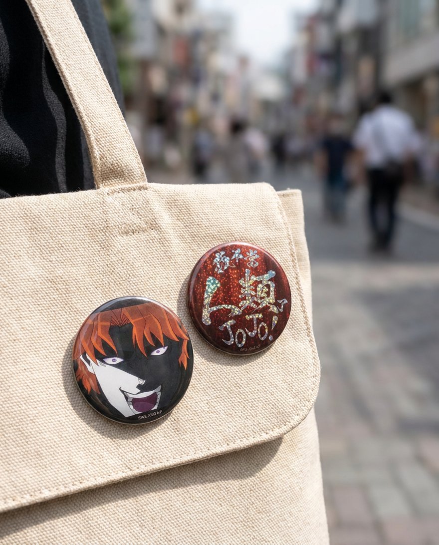 JoJo's Bizarre Adventure: Dio Brando – Badges & Pins | Product shot | Official Funikido merchandise