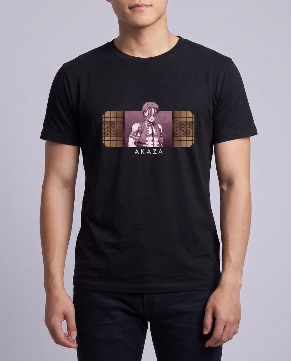 Demon Slayer: Akaza – T-Shirt | Akaza — Jin (neck-down) | Official Funikido merchandise