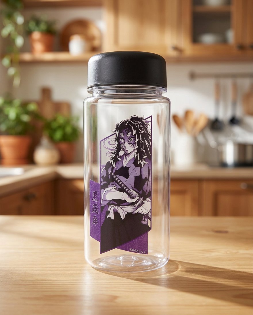 Demon Slayer: Kokushibo – Drinkware (Water Bottle) | Product shot | Official Funikido merchandise