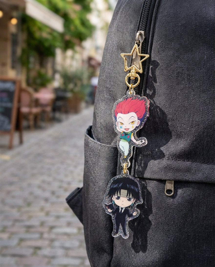 Hunter x Hunter: Chrollo & Hisoka – Keychains | Product shot | Official Funikido merchandise