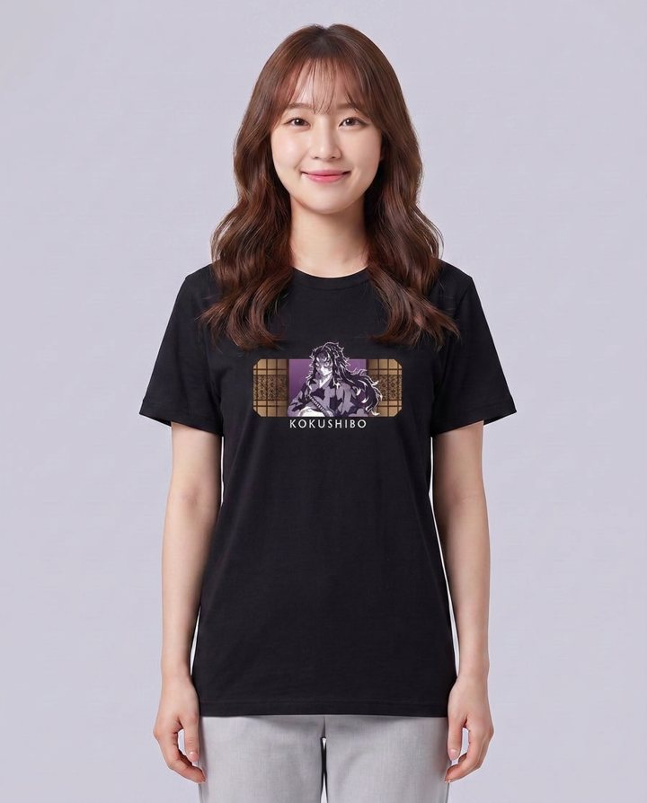 T-shirt-Demon Slayer: Kimetsu no YaibaB S — Kokushibo Demon Slayer — Female — Suki (with face)